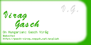 virag gasch business card
